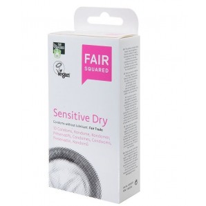 FAIR SQUARED Condom Sensitive Dry vegan (10 pz)