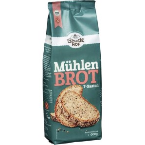 Bauckhof Bio Mühlenbrot 7-Saaten glutenfrei (500g)