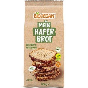 BIOVEGAN Mein Hafer Brot Brotbackmischung vegan, glutenfrei (500g)