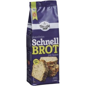 Bauckhof Brotbackmischung Schnellbrot glutenfrei (500g)