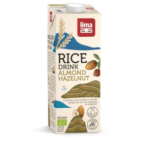 Lima Rice Drink Hazelnut Almond 3 Tetra (200ml)
