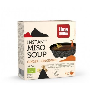 Lima Miso Suppe Instant Ingwer (4x15g)