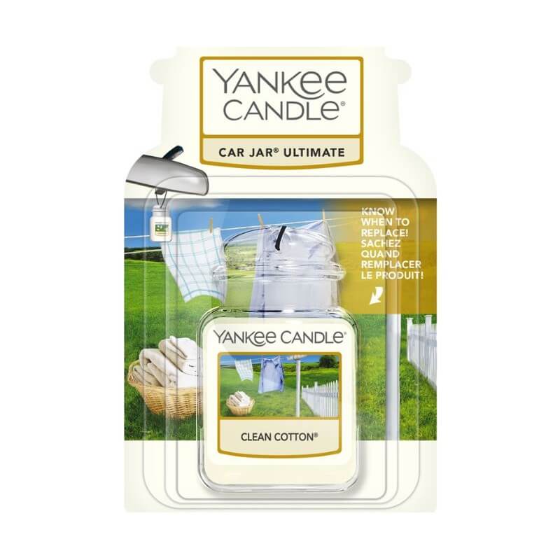Yankee Candle Car Jar Ultimate Lufterfrischer Clean Cotton (1 Stk)