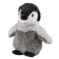WARMIES Minis warmth soft toy baby penguin lavender