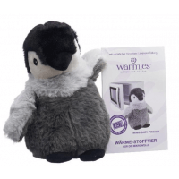 WARMIES Minis warmth soft toy baby penguin lavender