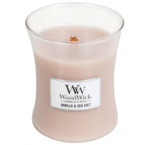 WoodWick Vanilla & Sea Salt Medium Jar (1 Stk)