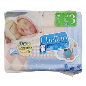 Chelino Fashion and Love Double Core Diapers 28 pcs size 2