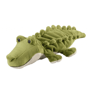 WARMIES Minis Wärme-Stofftier Krokodil Lavendel