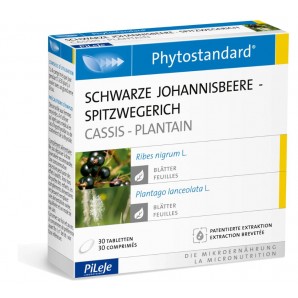 Phytostandard Schwarze Johannisbeere-Spitzwegerich (30 Stk)