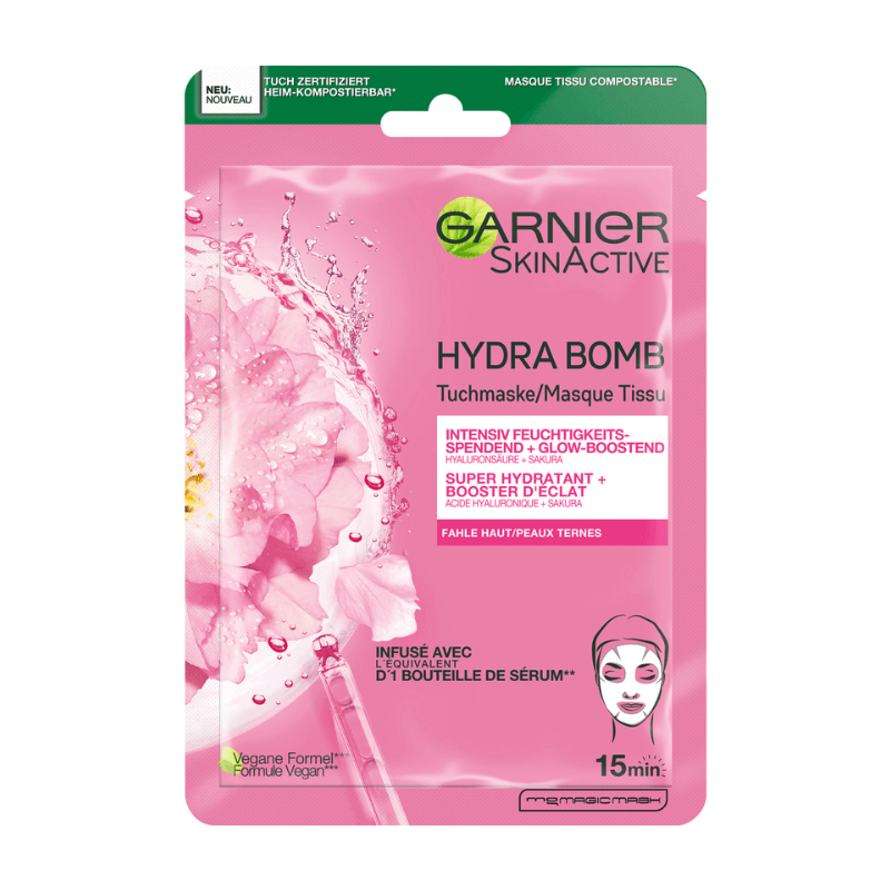 GARNIER SkinActive Hydra Bomb Tuchmaske Sakura (28g)
