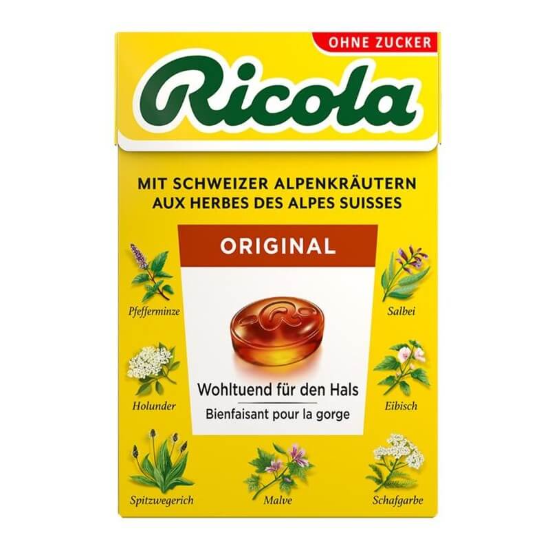 Ricola Original Kräuter Bonbons ohne Zucker (50g)