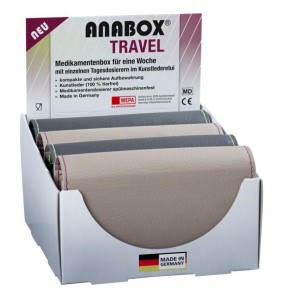 Anabox Medidispenser Travel 7 Tage (4 Stk)