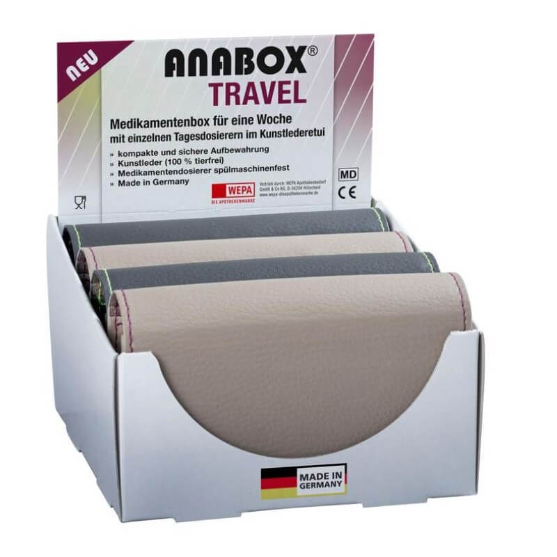 Anabox Medidispenser Travel 7 Tage (4 Stk)