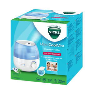VICKS Mini humidificateur d'air froid à ultrasons VUL525E (1 pc)