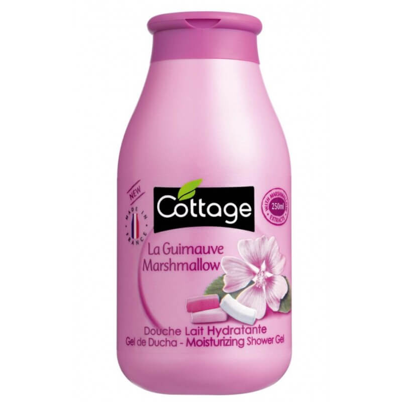 Cottage Gel Douche Lait Hydratant 97% d'Ingrédients d'Origine Naturelle,  250ml -Fabriqué en France- Délicieuse Vanille