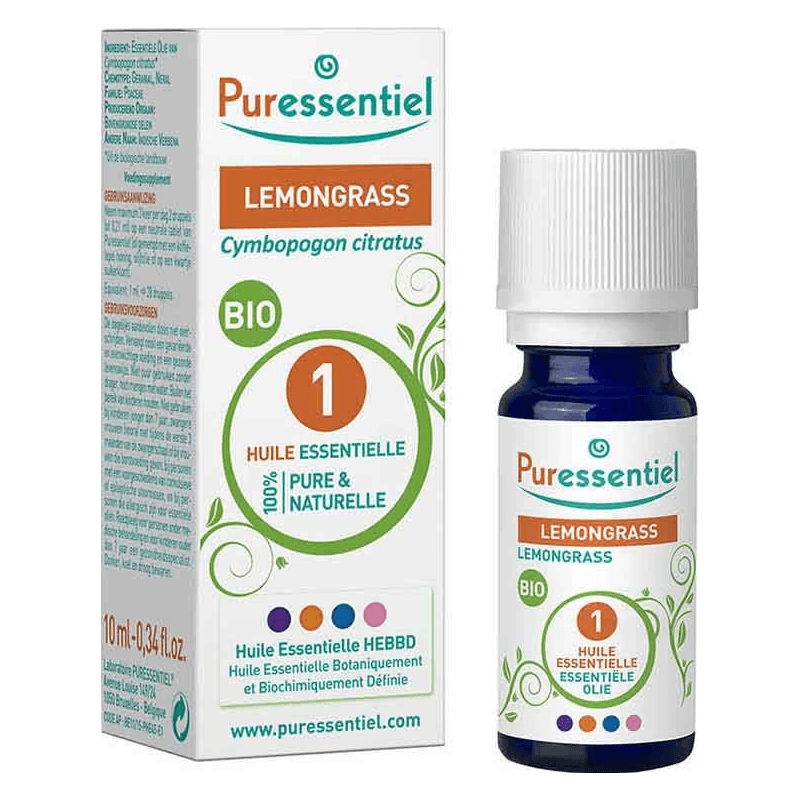 Comprare Puressentiel Organic Lemongrass Essential Oil (10ml)