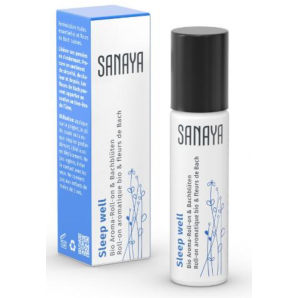 SANAYA Aroma & Bach Flower Roll-on Sleep well Bio (10ml)