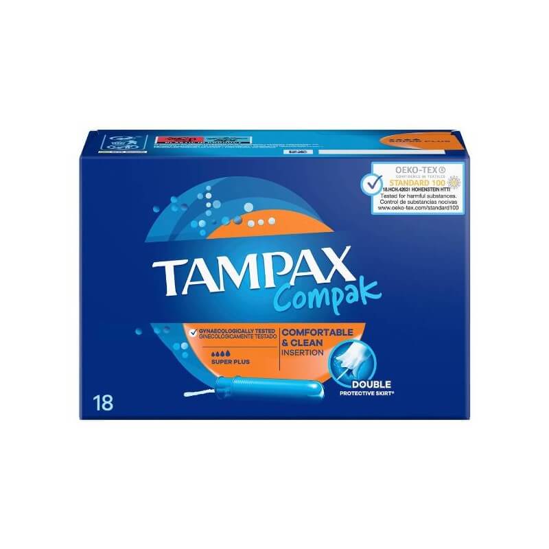 TAMPAX Tampons Compak Super Plus (18 Stk)