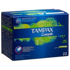 TAMPAX Tampons Compak Super (22 Stk)
