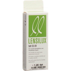 LENSILUX SOFT 55 UV Monatslinse -1.25 weich (1 Stk)