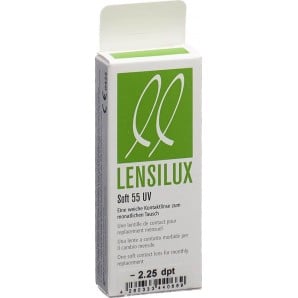 LENSILUX SOFT 55 UV Monatslinse -2.25 weich (1 Stk)