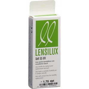 LENSILUX SOFT 55 UV Monatslinse -1.75 weich (1 Stk)