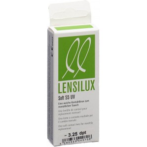 LENSILUX SOFT 55 UV Monatslinse -3.25 weich (1 Stk)