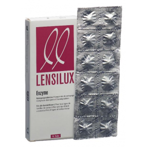 LENSILUX Proteinentfernung Enzyme Tabletten (12 Stk)