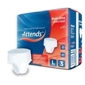Attends Pull Ons 3 Discreet Large (10 Stk)