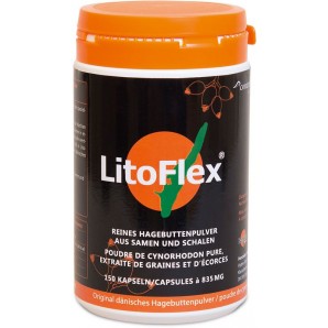 LitoFlex capsules de poudre de rose musquée (150 pièces)