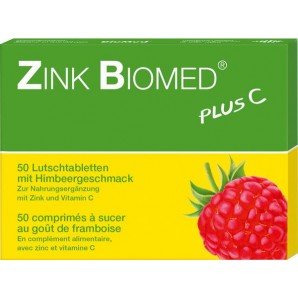 Zinc Biomed Plus C Raspberry Lozenges (50 pcs)