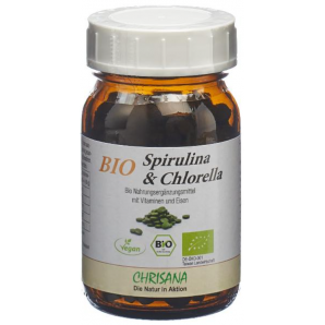 Chrisana Organic Spirulina & Chlorella Tablets (250 pcs)