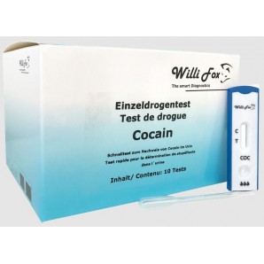 Willi Fox Forensischer Drogentest Cocain Urin (10 Stk)