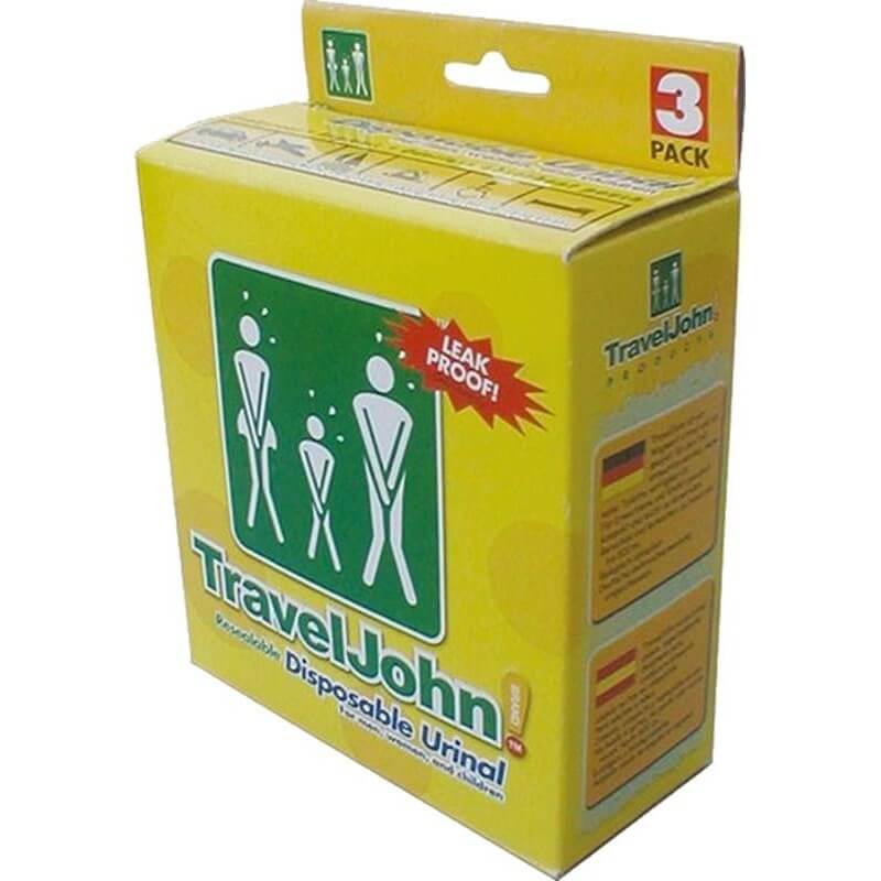 TravelJohn Einweg Urinal unisex (3 Stk)