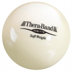 TheraBand Gewichtsball Soft 0.5 Kg beige (1 Stk)