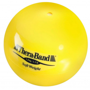 TheraBand Gewichtsball Soft 1 Kg gelb (1 Stk)