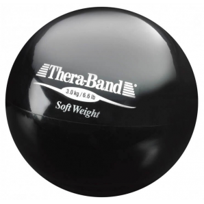TheraBand Gewichtsball Soft 3.0 Kg schwarz (1 Stk)