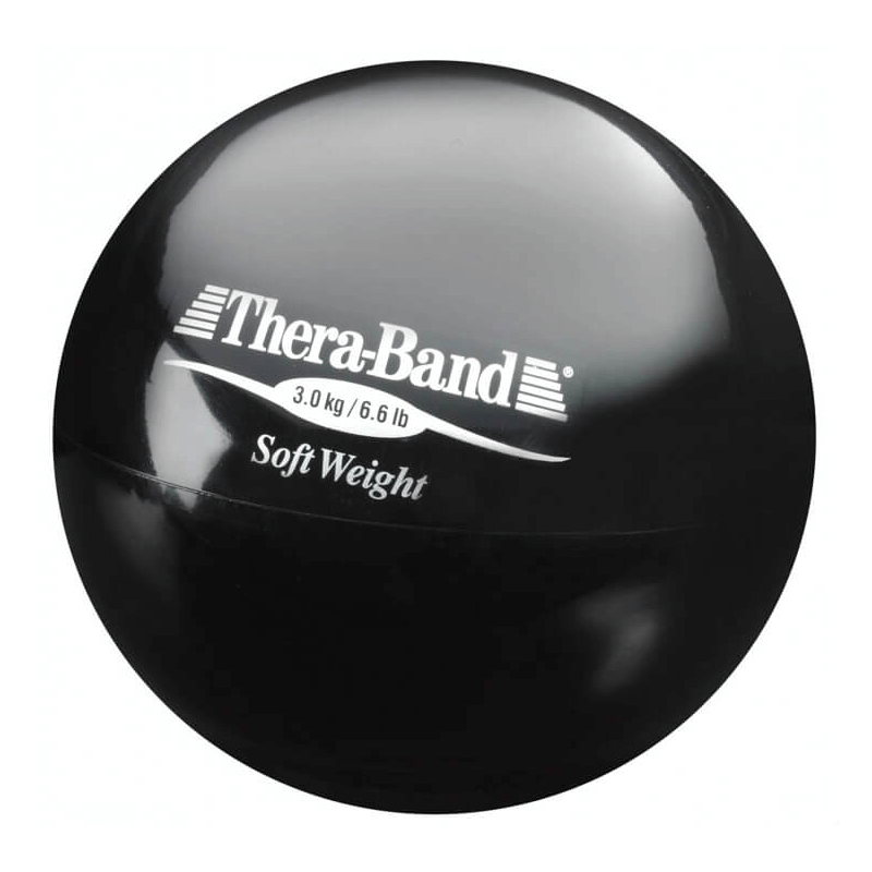 TheraBand Gewichtsball Soft 3.0 Kg schwarz (1 Stk)