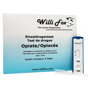 Willi Fox Forensischer Drogentest Opiate Urin (5 Stk)