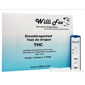 Willi Fox Forensischer Drogentest THC Urin (3 Stk)