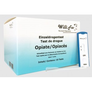 Willi Fox Forensischer Drogentest Opiate Urin (10 Stk)