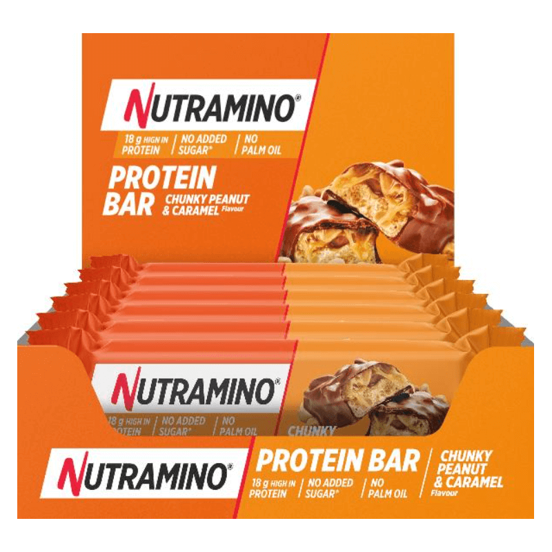 NUTRAMINO Proteinbar Chunky Peanut & Caramel (12x55g)