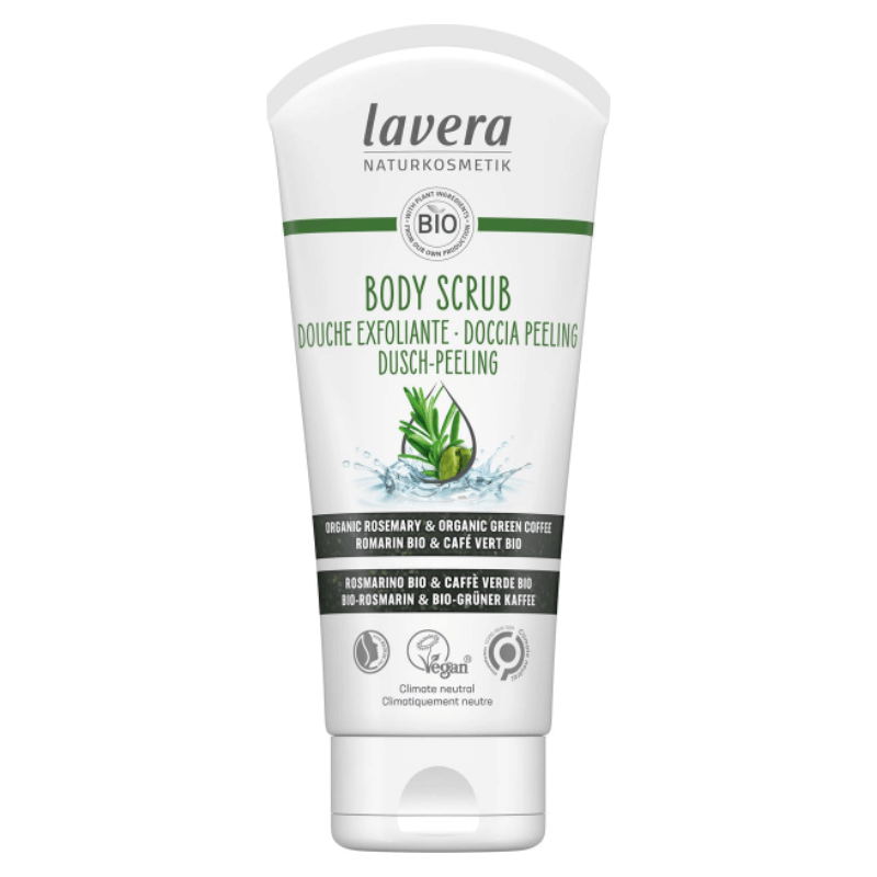 Lavera Shower Scrub Organic Rosemary & Organic Green Coffee (200ml)