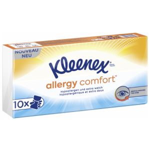 Kleenex allergy comfort...