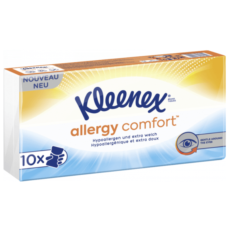 Acquista i fazzoletti Kleenex allergy comfort (10x9pz)