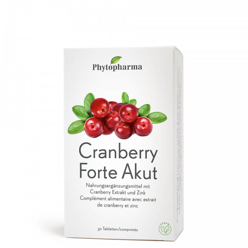 Buy Phytopharma Cranberry Forte Acute Tablets (30 Capsules)