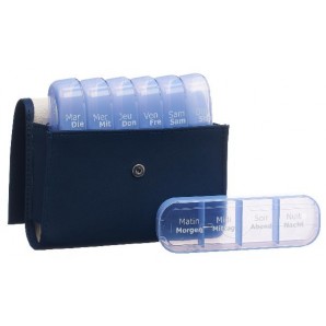 PiLBOX Maxi Medikamentenspender blau (1 Stk)
