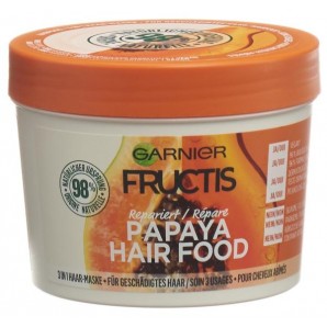 GARNIER FRUCTIS Hairfood Papaya - reparierende 3 in 1 Haarmaske (390ml)