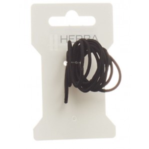 Herba Haarbinder 3cm schwarz (12 Stk)