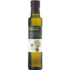 biofarm Olivenöl mit Zitrone Knospe (250ml)